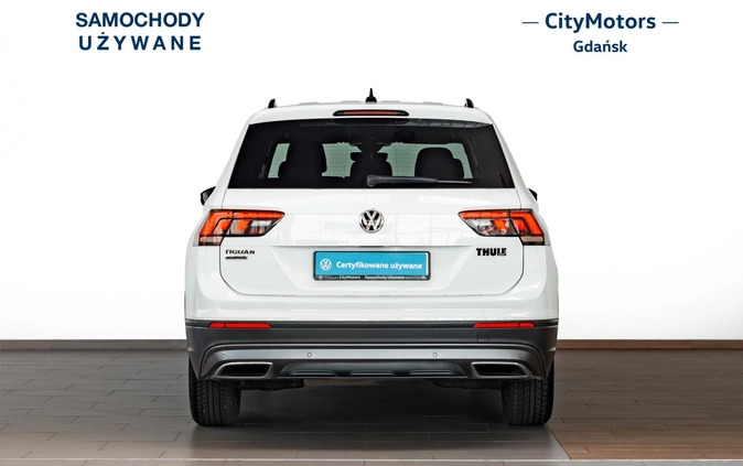 Volkswagen Tiguan Allspace cena 104900 przebieg: 161644, rok produkcji 2020 z Buk małe 326